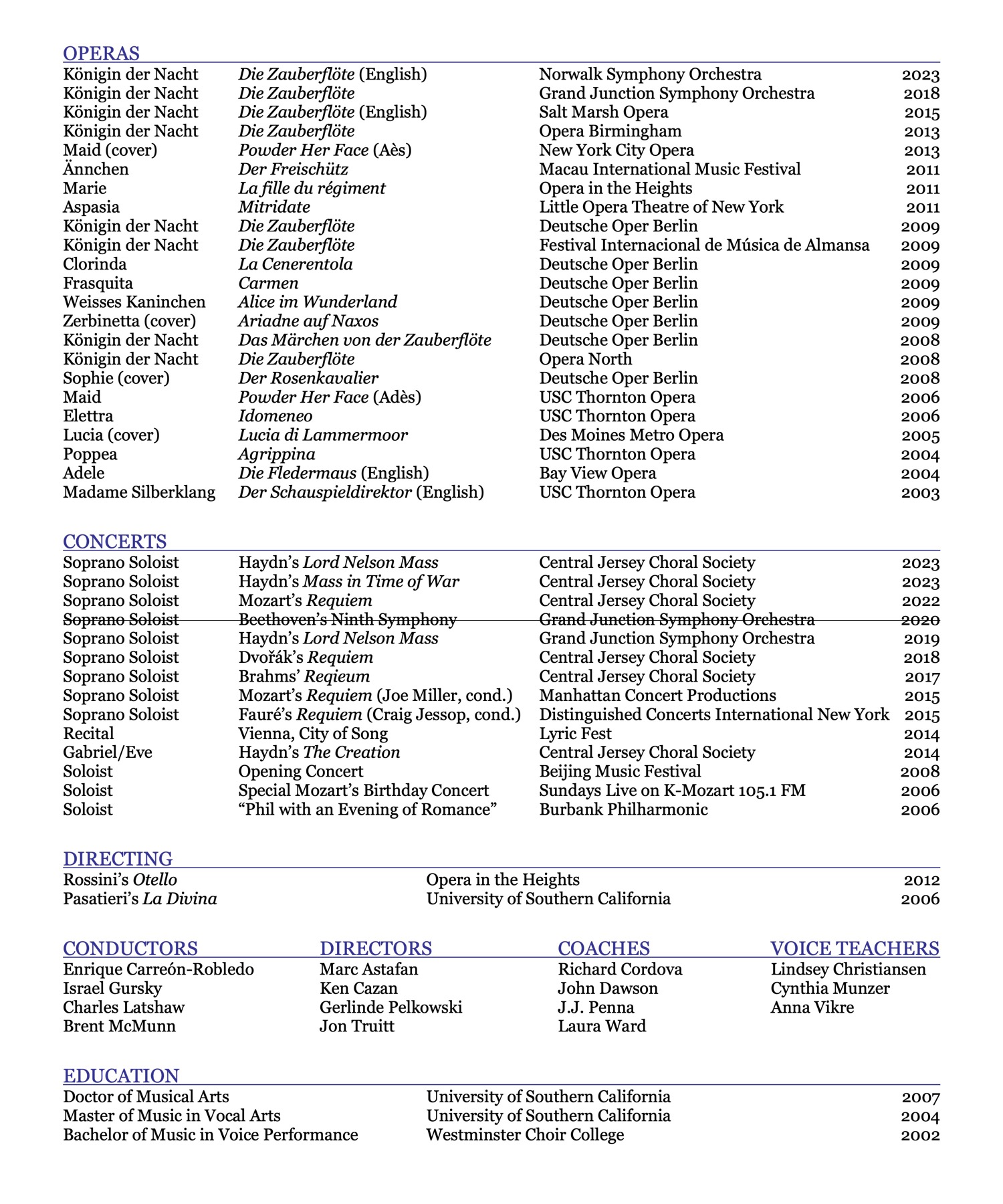 Resume RW8
